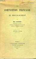 Composition Francaise au Baccalauréat