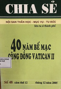 Image of Chia sẻ - Nội san Thần học -Mục vụ-Tu đức - (s48) Liên tu sĩ thành phố