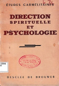 Direction spirituelle et psychologie