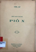Tiểu sử Đức Giáo hoàng Piô X