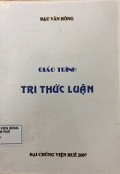 Giáo trình - Tri thức luận