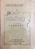 Phải chăng...?