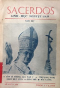 Sacerdos - Linh mục nguyệt san - 1975 (s157-158)