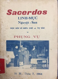 Sacerdos - Linh mục nguyệt san - 1964 (s31)