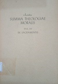 Summa Theologiae Moralis (Vol.III)