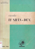 Tìm hiểu ít nhân đức