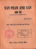 Văn phạm Anh Văn giản yếu