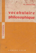 Vocabulaire philosophique