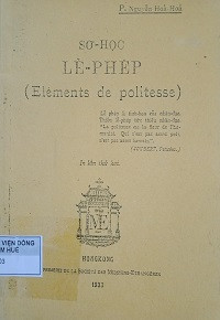 Sơ học lễ phép (Eléments de politesse)