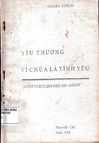 Yêu thương vì Chúa là tình yêu